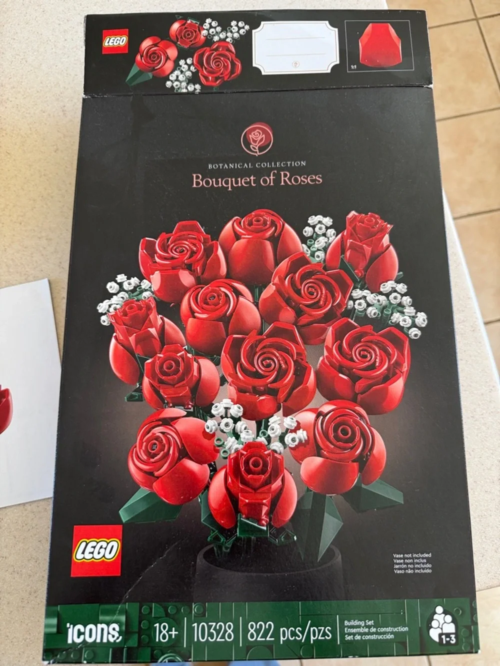 Lego botanical collection bouquet of roses (12 flowers)